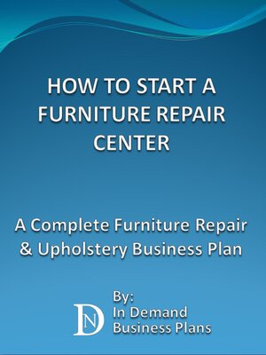 cover image of How to Start a Furniture Repair Center